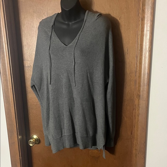 Daily Ritual Women’s Lightweight Hoodie Sweater Gray Size XL - Picture 1 of 8